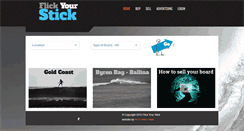 Desktop Screenshot of flickyourstick.com